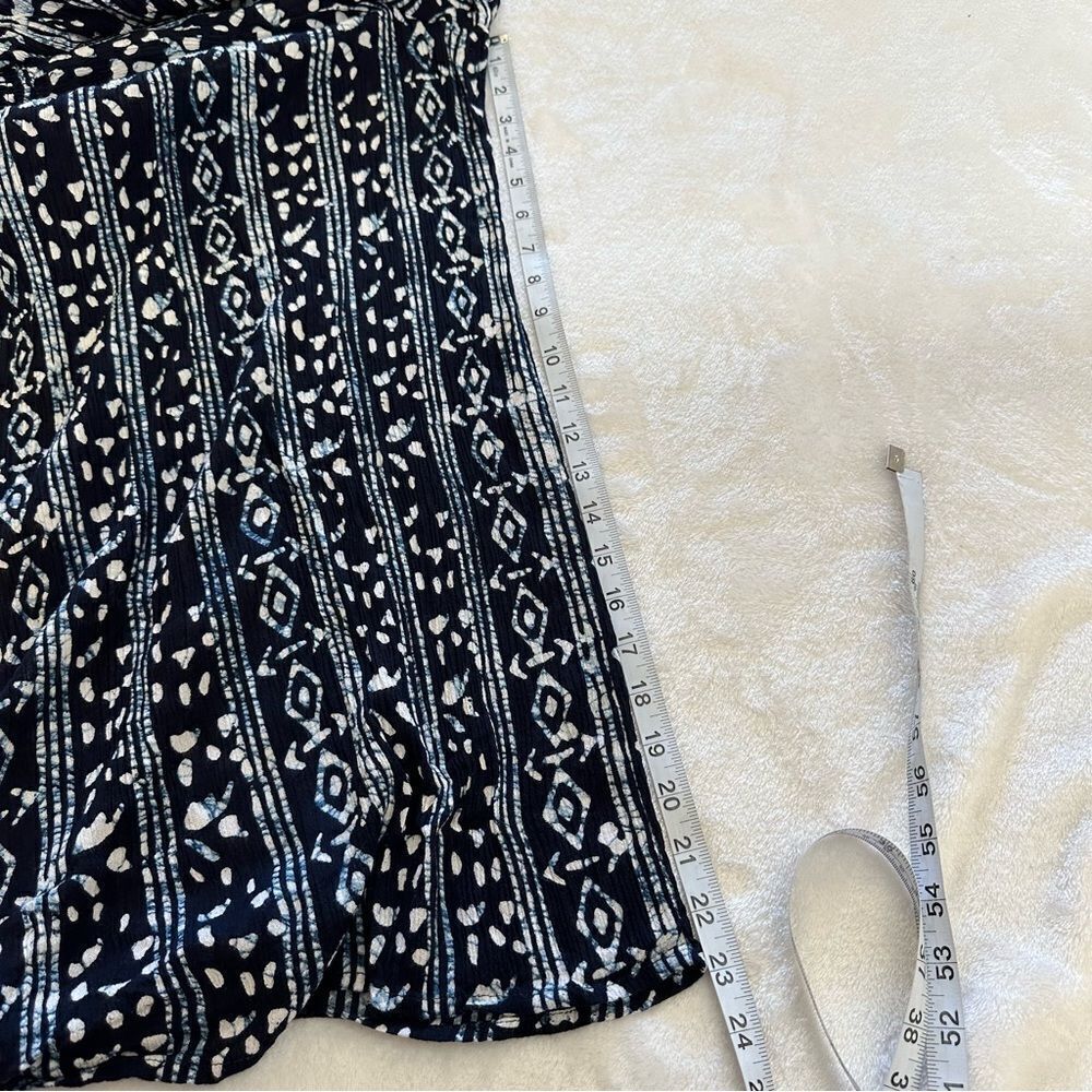 Free People Elena blue print wide‎ leg pants size S - Picture 12 of 14